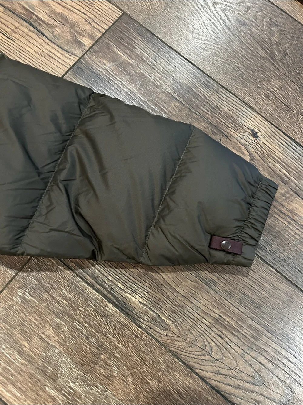 THE NORTH FACE 1996 Retro Nuptse 700 Puffer Jacket- New Taupe Green & Coal Brown